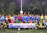 CAK against drugs football match